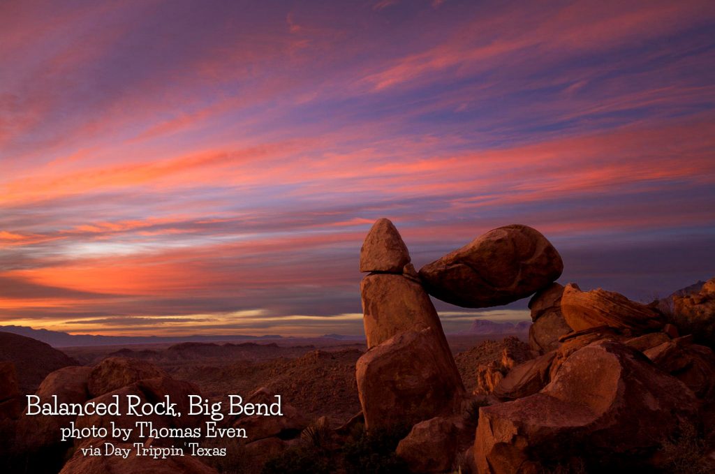 Balanced Rock in Big Bend by Thomas Even