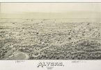 Old map of Alvord -1890