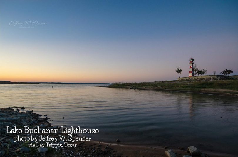 Lake Buchanan Lighthouse by Jeffrey Spencer