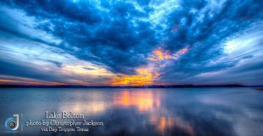 Lake Belton sunset by Christopher Jackson