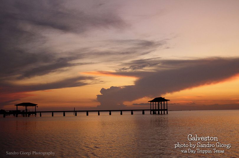 Sunset in Galveston by Sandro Giorgi