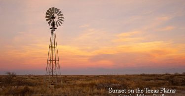 Sunset over Texas Plains by Melany Sarafis