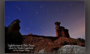 Lighthouse at Palo Duro by Wesley Luginbyhl
